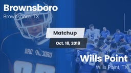 Matchup: Brownsboro High vs. Wills Point  2019