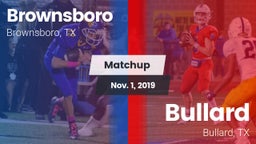 Matchup: Brownsboro High vs. Bullard  2019