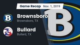 Recap: Brownsboro  vs. Bullard  2019