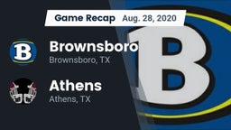 Recap: Brownsboro  vs. Athens  2020