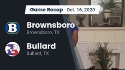 Recap: Brownsboro  vs. Bullard  2020