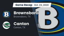 Recap: Brownsboro  vs. Canton  2020