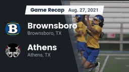 Recap: Brownsboro  vs. Athens  2021