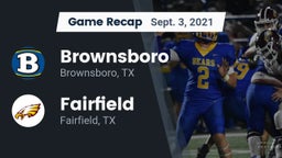 Recap: Brownsboro  vs. Fairfield  2021