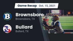 Recap: Brownsboro  vs. Bullard  2021