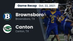 Recap: Brownsboro  vs. Canton  2021