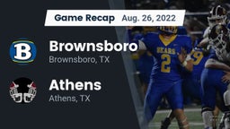 Recap: Brownsboro  vs. Athens  2022