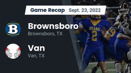 Recap: Brownsboro  vs. Van  2022