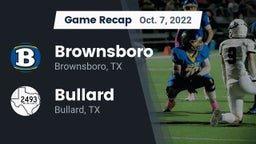 Recap: Brownsboro  vs. Bullard  2022