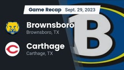 Recap: Brownsboro  vs. Carthage  2023