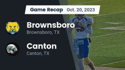 Recap: Brownsboro  vs. Canton  2023