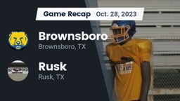 Recap: Brownsboro  vs. Rusk  2023