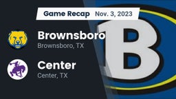 Recap: Brownsboro  vs. Center  2023
