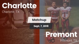 Matchup: Charlotte High vs. Premont  2018