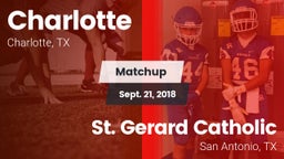 Matchup: Charlotte High vs. St. Gerard Catholic  2018