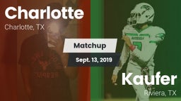 Matchup: Charlotte High vs. Kaufer  2019