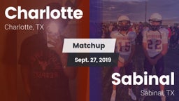 Matchup: Charlotte High vs. Sabinal  2019