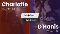 Matchup: Charlotte High vs. D'Hanis  2019