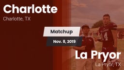 Matchup: Charlotte High vs. La Pryor  2019