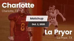Matchup: Charlotte High vs. La Pryor  2020