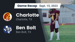 Recap: Charlotte  vs. Ben Bolt  2023