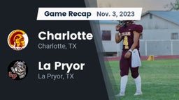 Recap: Charlotte  vs. La Pryor  2023