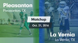 Matchup: Pleasanton High vs. La Vernia  2016