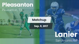 Matchup: Pleasanton High vs. Lanier  2017