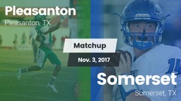 Matchup: Pleasanton High vs. Somerset  2017