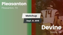 Matchup: Pleasanton High vs. Devine  2018