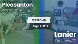 Matchup: Pleasanton High vs. Lanier  2019