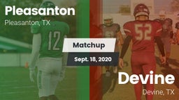 Matchup: Pleasanton High vs. Devine  2020