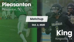 Matchup: Pleasanton High vs. King  2020