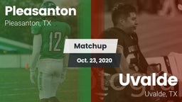 Matchup: Pleasanton High vs. Uvalde  2020