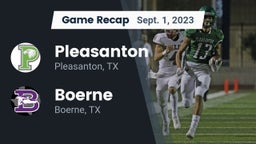 Recap: Pleasanton  vs. Boerne  2023