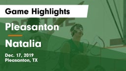 Pleasanton  vs Natalia  Game Highlights - Dec. 17, 2019