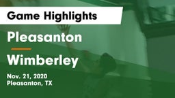 Pleasanton  vs Wimberley Game Highlights - Nov. 21, 2020