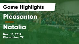 Pleasanton  vs Natalia  Game Highlights - Nov. 15, 2019