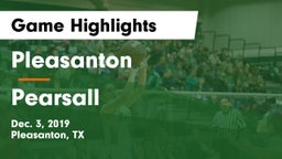Pleasanton  vs Pearsall  Game Highlights - Dec. 3, 2019
