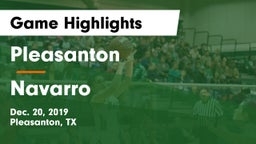 Pleasanton  vs Navarro  Game Highlights - Dec. 20, 2019