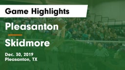 Pleasanton  vs Skidmore Game Highlights - Dec. 30, 2019