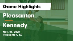 Pleasanton  vs Kennedy  Game Highlights - Nov. 23, 2020