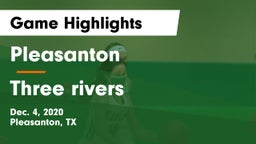 Pleasanton  vs Three rivers Game Highlights - Dec. 4, 2020
