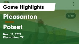 Pleasanton  vs Poteet  Game Highlights - Nov. 11, 2021