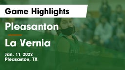 Pleasanton  vs La Vernia  Game Highlights - Jan. 11, 2022