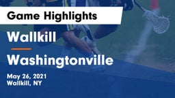 Wallkill  vs Washingtonville  Game Highlights - May 26, 2021