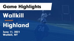 Wallkill  vs Highland  Game Highlights - June 11, 2021