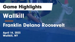 Wallkill  vs Franklin Delano Roosevelt Game Highlights - April 14, 2023