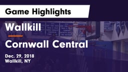 Wallkill  vs Cornwall Central  Game Highlights - Dec. 29, 2018