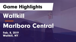 Wallkill  vs Marlboro Central  Game Highlights - Feb. 8, 2019